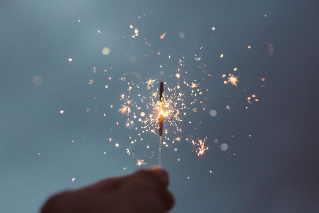 New year sparkler